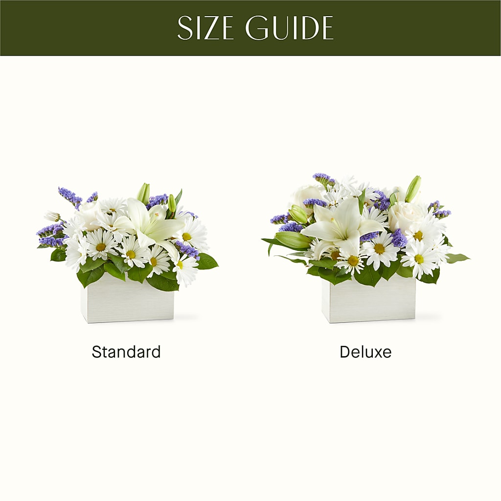 Beyond Blue Box Bouquet –  Sammy Wammy Floral, Montgomery IL