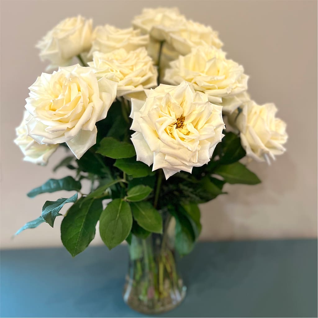 Long Stem Yellow Rose Bouquet –  Sammy Wammy Floral, Montgomery IL