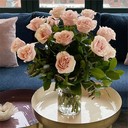 Long Stem Pink Rose Bouquet –  Sammy Wammy Floral, Montgomery IL