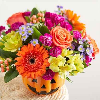 Tricks & Treats Pumpkin –  Sammy Wammy Floral, Montgomery IL