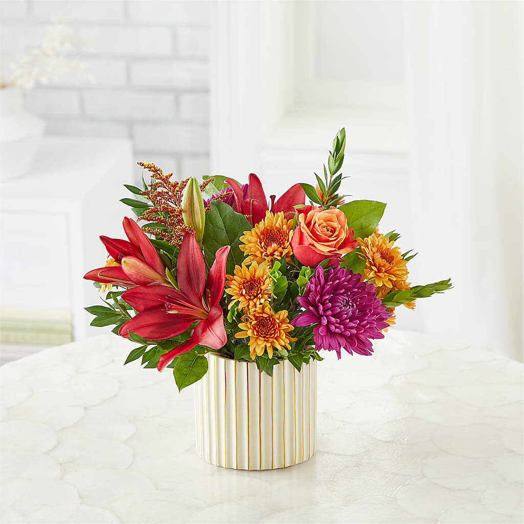 Burgundy Landscape Bouquet –  Sammy Wammy Floral, Montgomery IL
