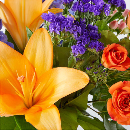 Radiant Citrus Bouquet –  Sammy Wammy Floral, Montgomery IL