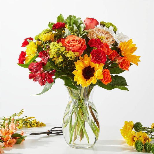 Fall Delight – A Florist Original –  Sammy Wammy Floral, Montgomery IL