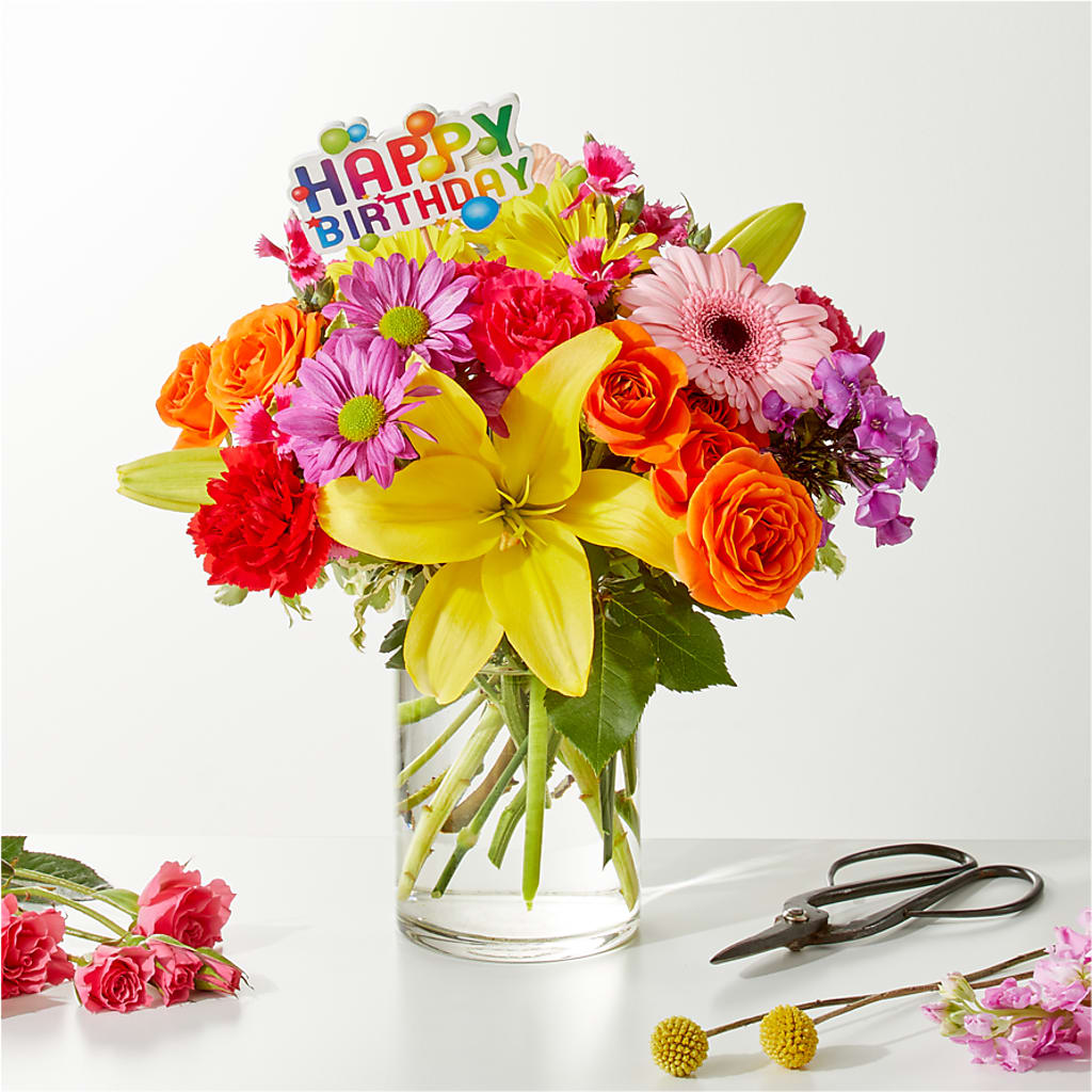 Cue the Confetti - A Florist Original –  Sammy Wammy Floral, Montgomery IL