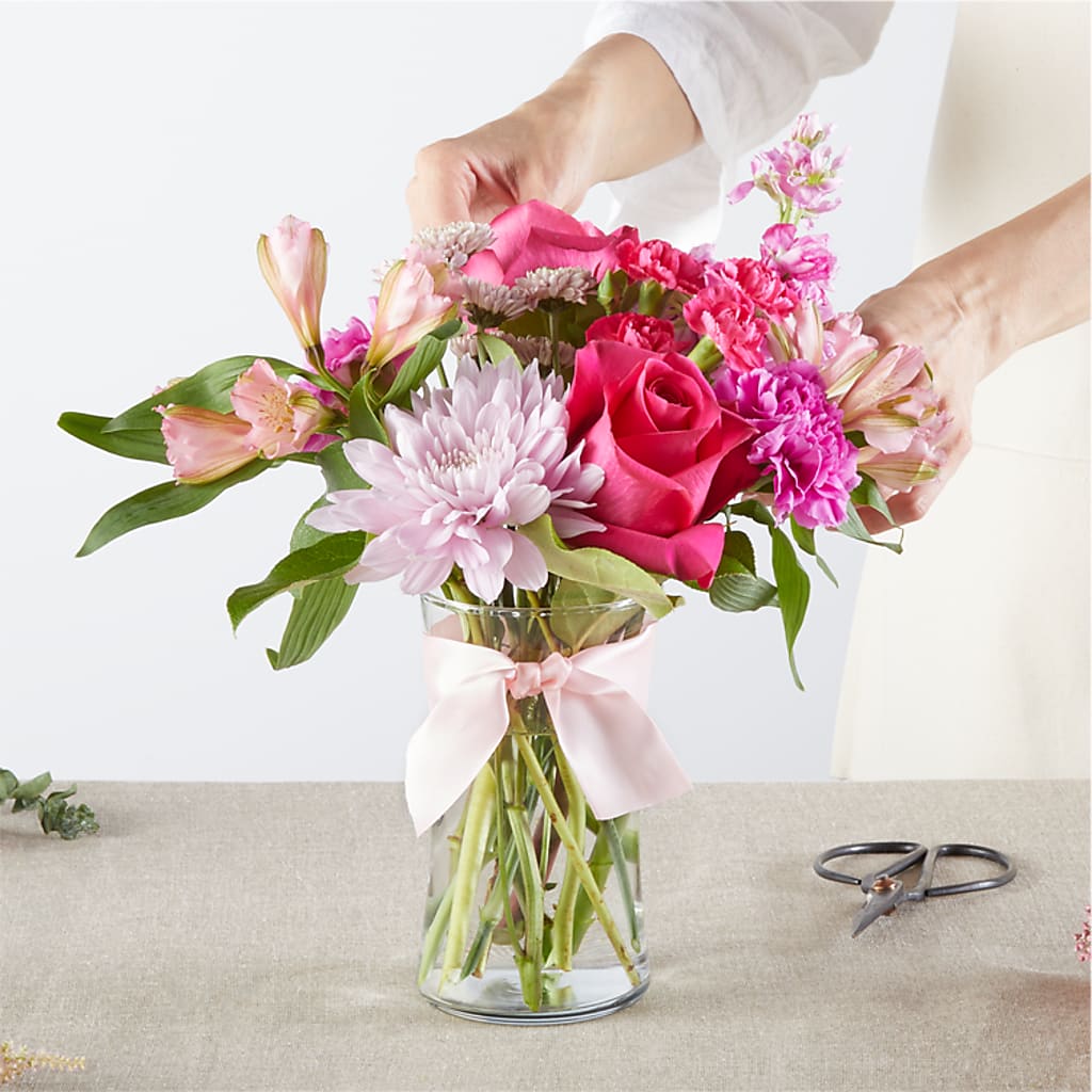 Pink Ribbon - A Florist Original –  Sammy Wammy Floral, Montgomery IL