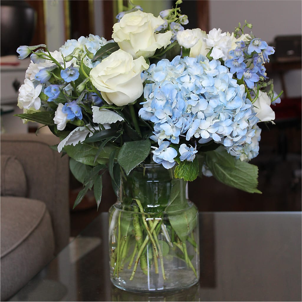 Clear Skies Bouquet –  Sammy Wammy Floral, Montgomery IL