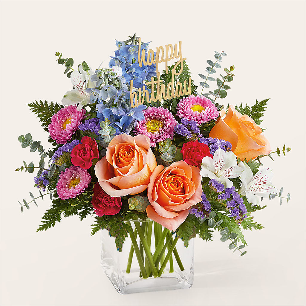 Birthday Bash Bouquet –  Sammy Wammy Floral, Montgomery IL
