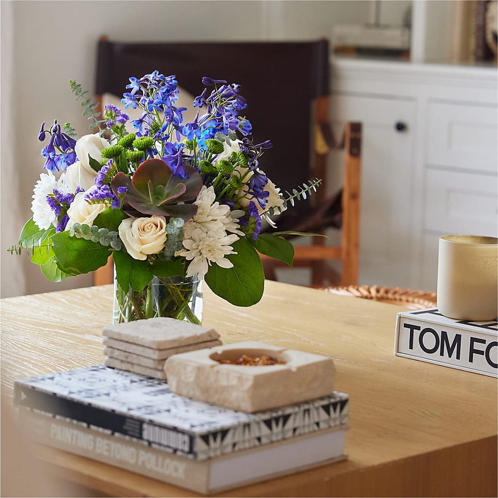 Cerulean Waves Bouquet –  Sammy Wammy Floral, Montgomery IL