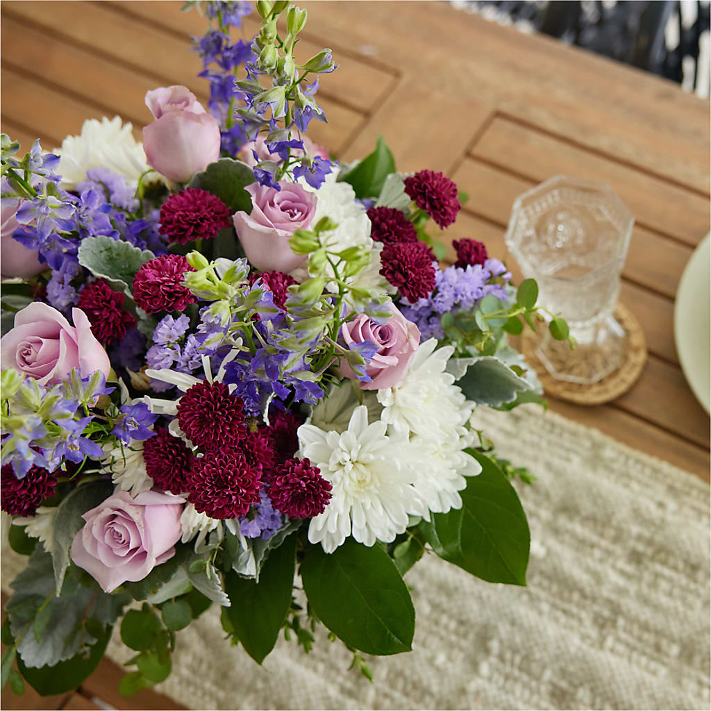 Violet Frost Bouquet –  Sammy Wammy Floral, Montgomery IL