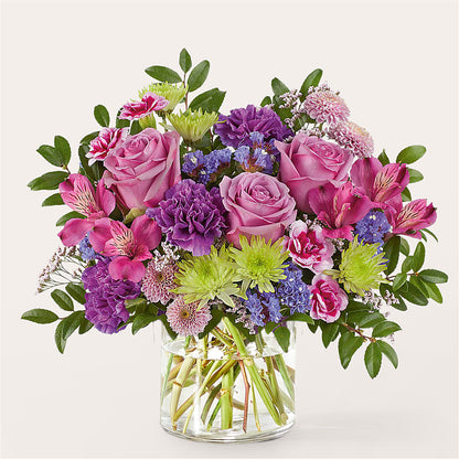 Glass Half Full Bouquet –  Sammy Wammy Floral, Montgomery IL