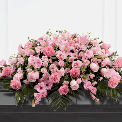 Garden of Comfort Casket Spray (Standard) –  Sammy Wammy Floral, Montgomery IL