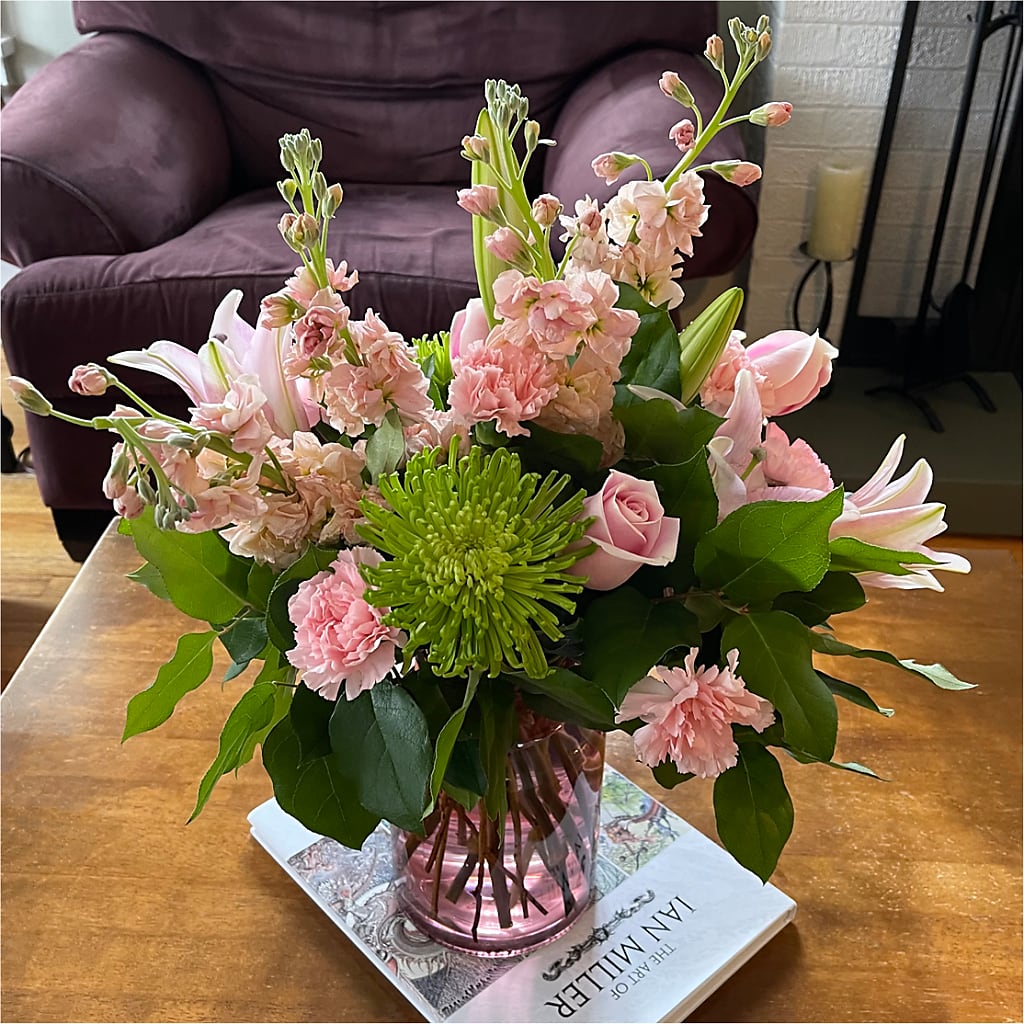 Pretty in Pink Bouquet –  Sammy Wammy Floral, Montgomery IL
