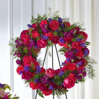 Calming Colors Wreath –  Sammy Wammy Floral, Montgomery IL