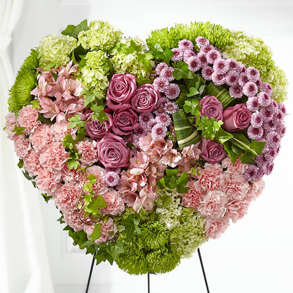 Heartwarming Standing Heart –  Sammy Wammy Floral, Montgomery IL