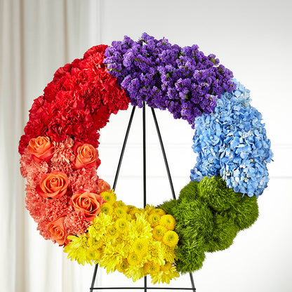Circle of Love Wreath –  Sammy Wammy Floral, Montgomery IL
