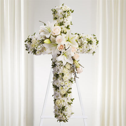 Spiritual Guidance Standing Spray –  Sammy Wammy Floral, Montgomery IL