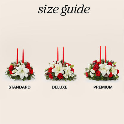 Seasonal Festivities Centerpiece –  Sammy Wammy Floral, Montgomery IL