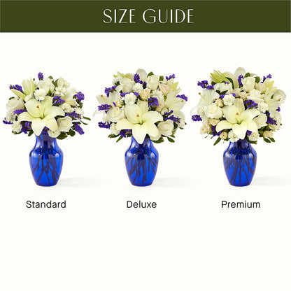 Sapphire Rush Bouquet –  Sammy Wammy Floral, Montgomery IL