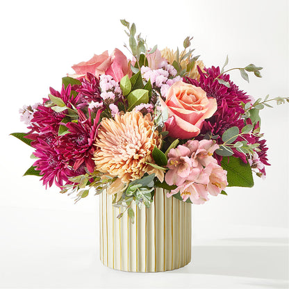 Berry Cobbler Bouquet with Ivory Vase –  Sammy Wammy Floral, Montgomery IL