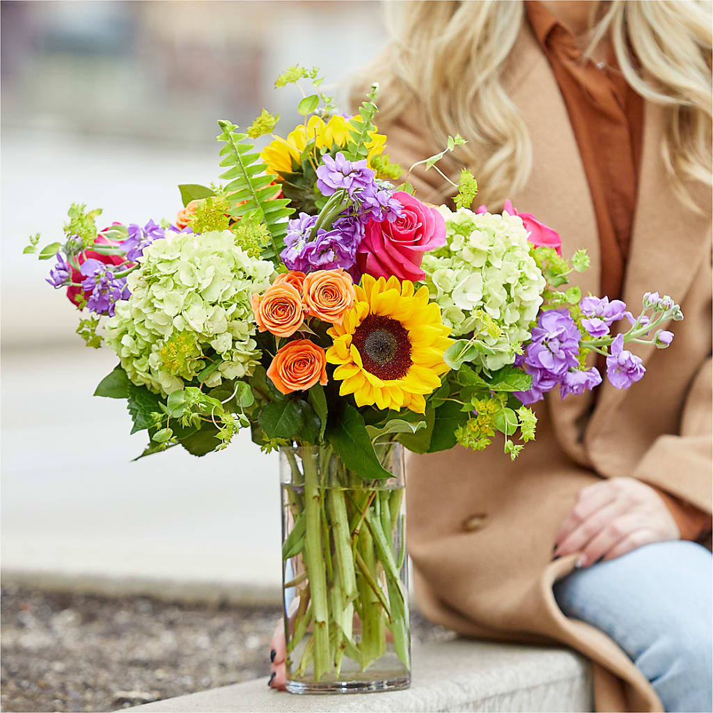Vibrant Greetings Bouquet –  Sammy Wammy Floral, Montgomery IL