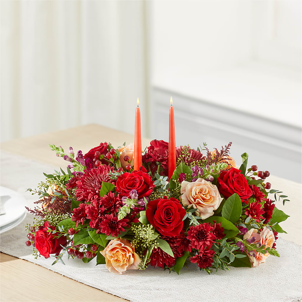 Most Thankful Centerpiece –  Sammy Wammy Floral, Montgomery IL