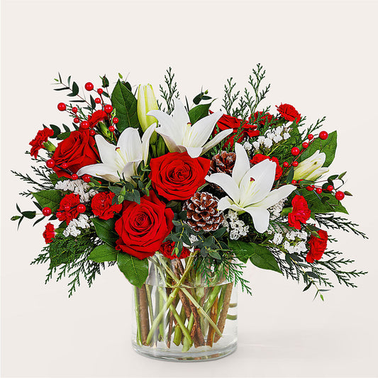 Best in Snow Bouquet –  Sammy Wammy Floral, Montgomery IL
