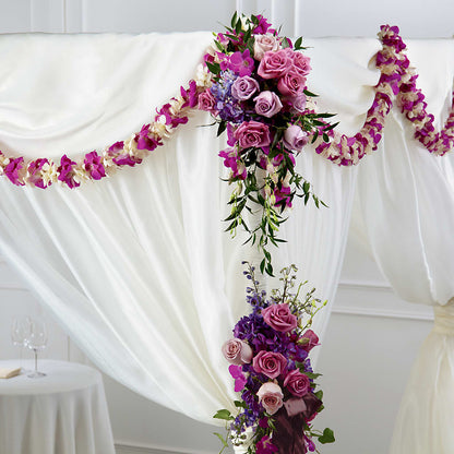 Color & Light Chuppah Decor –  Sammy Wammy Floral, Montgomery IL