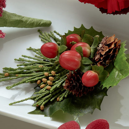 Red Berry Boutonniere –  Sammy Wammy Floral, Montgomery IL